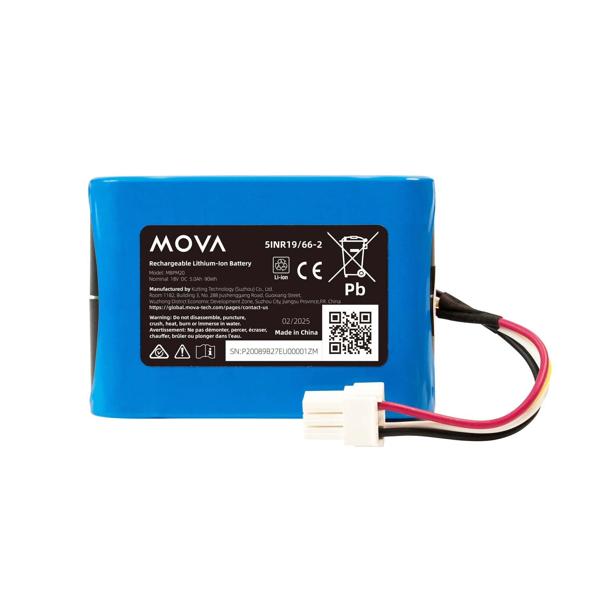 MOVA Battery 5Ah（18V）