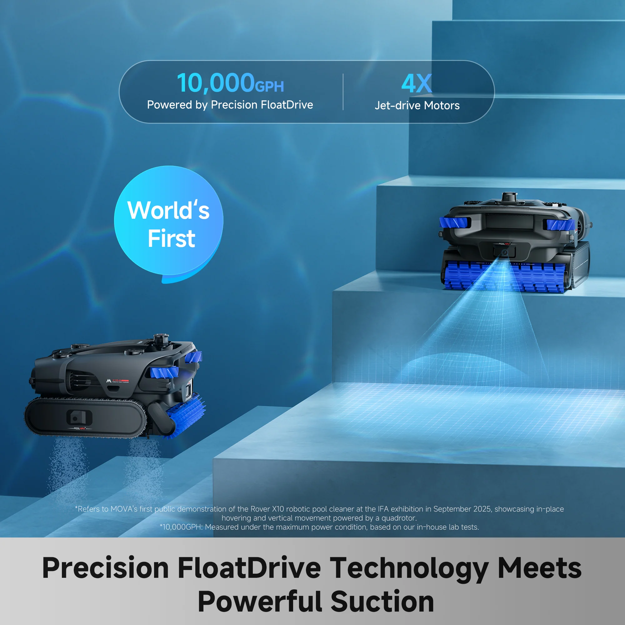 MOVA Rover X10 Robotic Pool Cleaner - Image 5