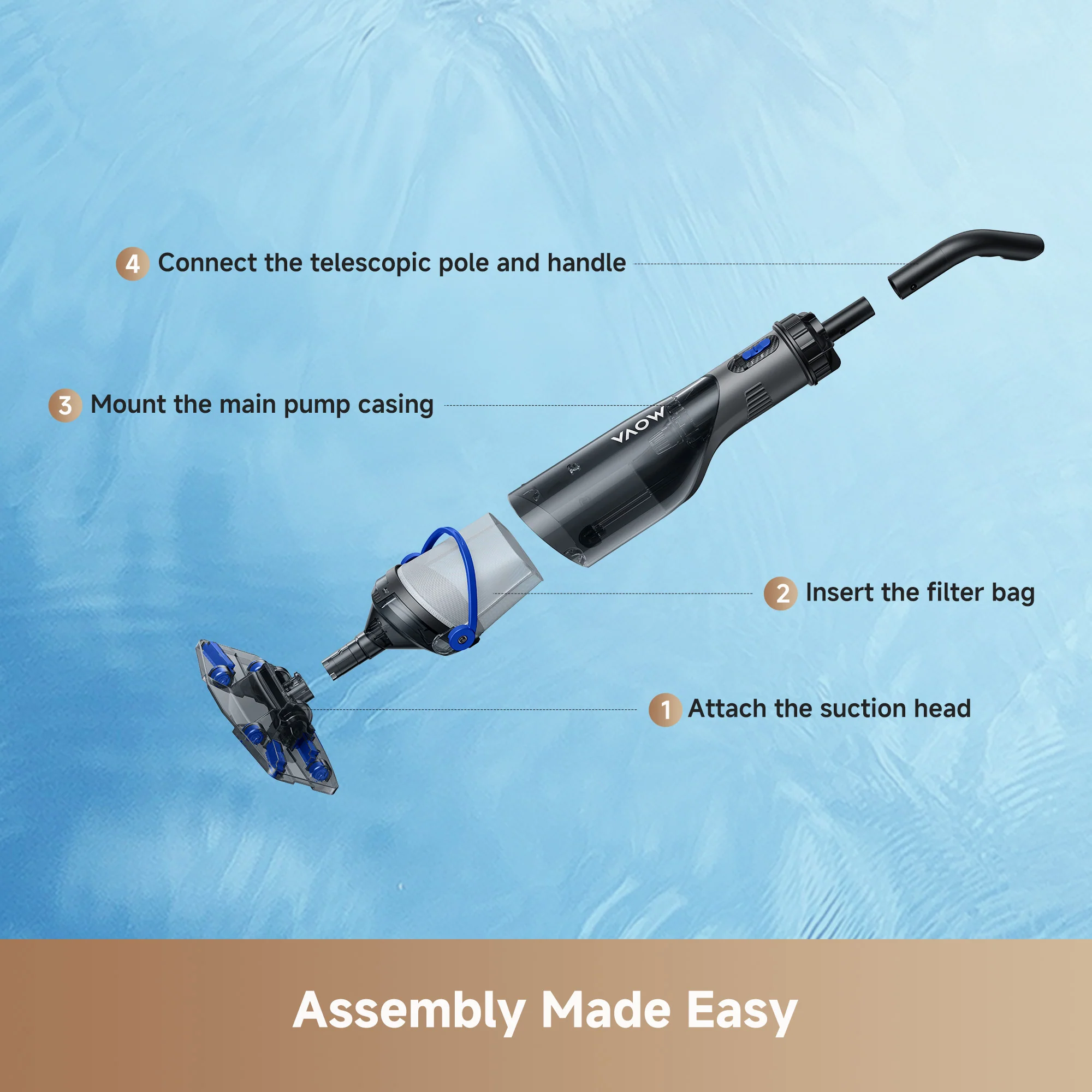 MOVA Handler V10 Robotic Pool Cleaner - Image 4